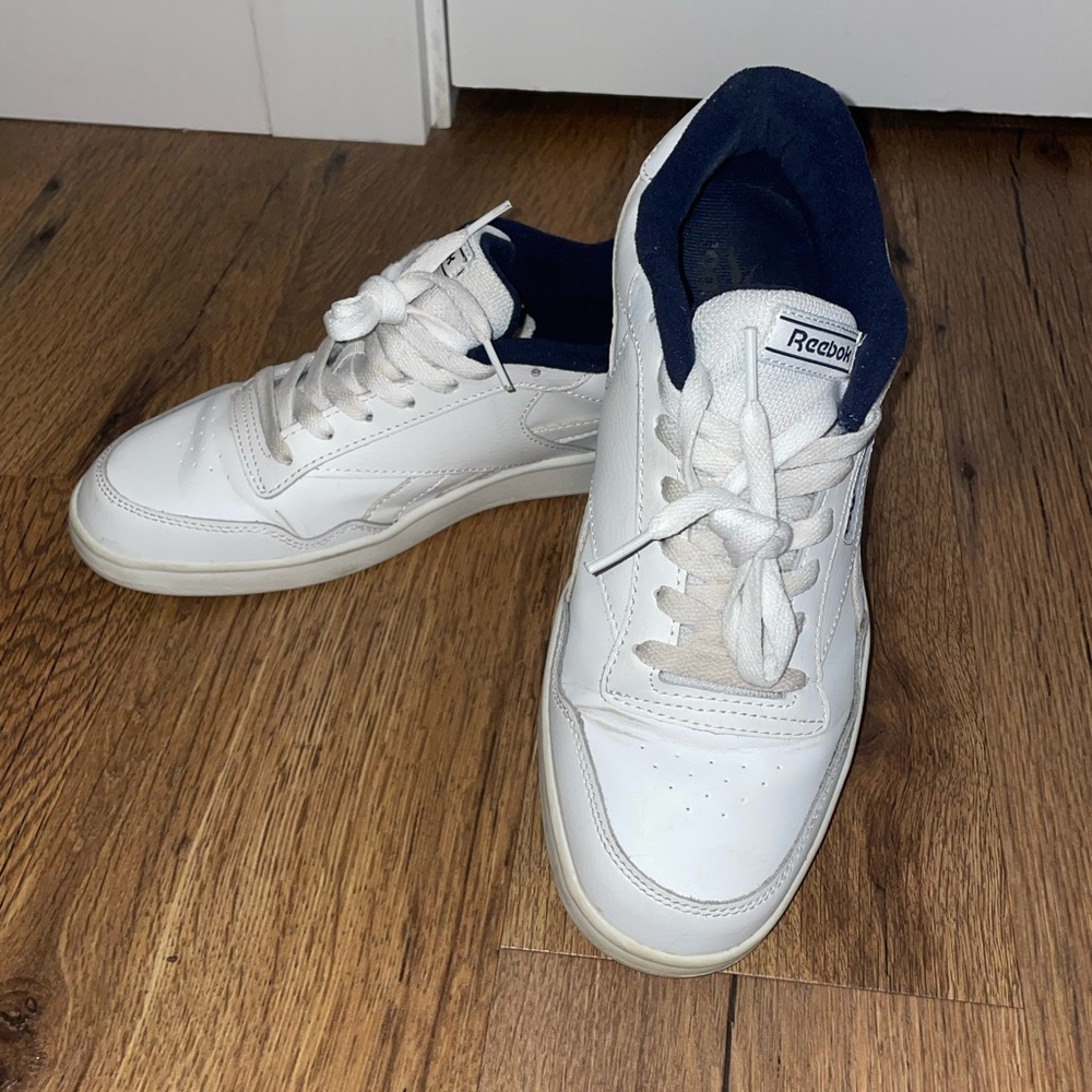 Reebok White and Navy Men's Shoes